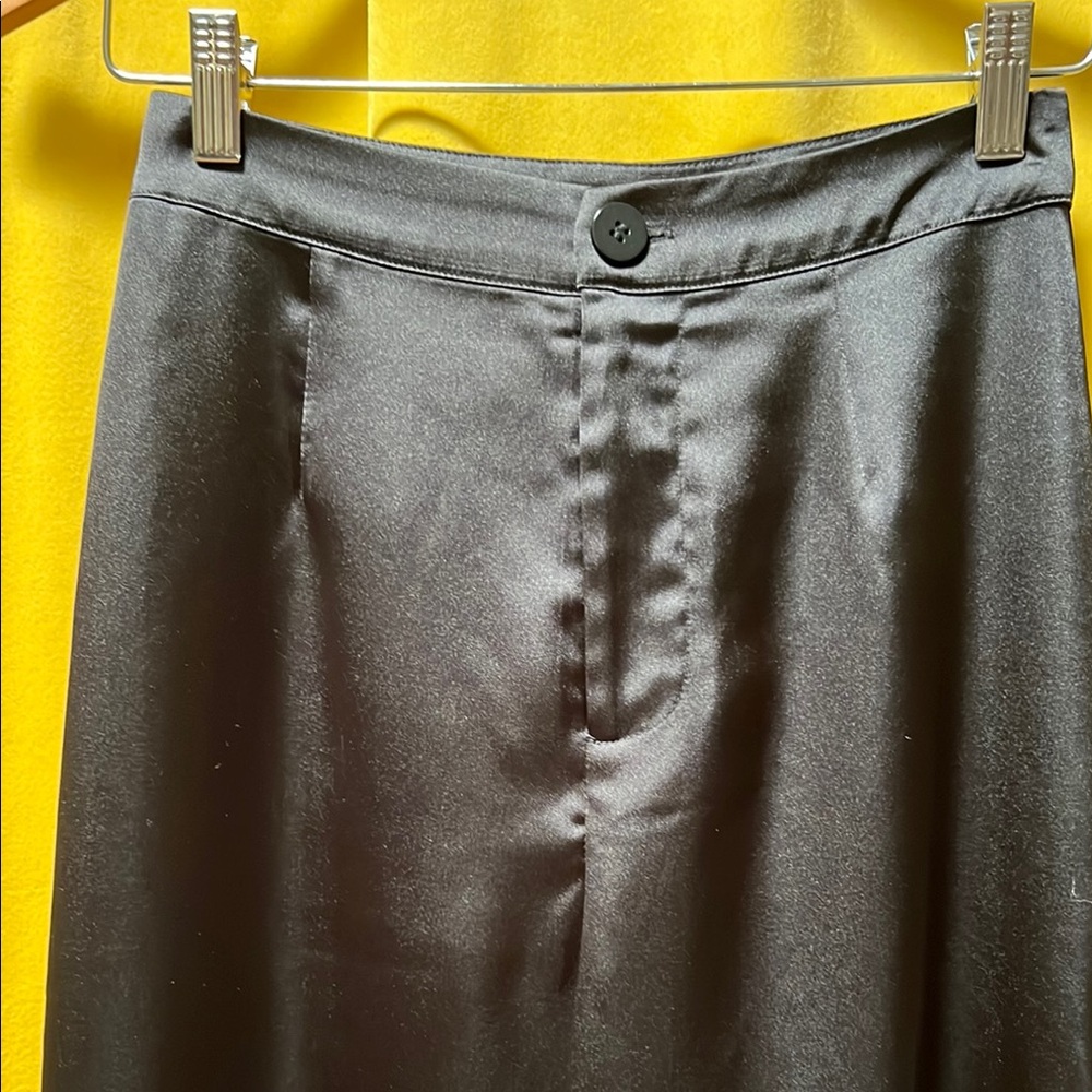 Dangerfield Black Satin Pants - Picture 2 of 6